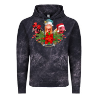 Cloud Black Chickens Christmas Vintage Hoodie - CowhideDigitalArt