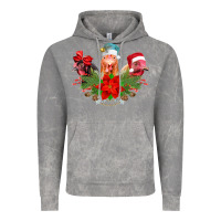 Cloud Rock Chickens Christmas Vintage Hoodie - CowhideDigitalArt