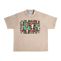 French Oak baby cow floral aztec background Urban Heavy Tee - Jasminsmagicworld