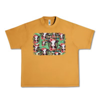 Peanut Butter baby cow floral aztec background Urban Heavy Tee - Jasminsmagicworld