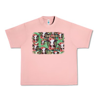 Salmon baby cow floral aztec background Urban Heavy Tee - Jasminsmagicworld