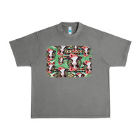Tornado baby cow floral aztec background Urban Heavy Tee - Jasminsmagicworld
