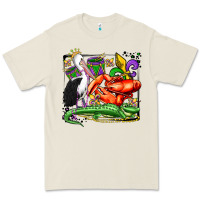 Mardi Gras Pelican Crawfish Crocodile Premium Tee | Teevron