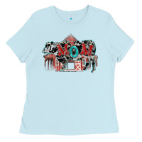 Baby Blue Mom cow Mother's Day Ladies Tee - FaDigitalArtStudio