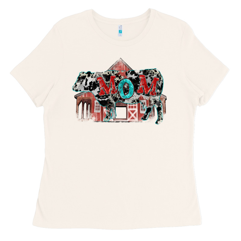 Mom Cow Mother's Day Ladies Tee by FaDigitalArtStudio | Teevron