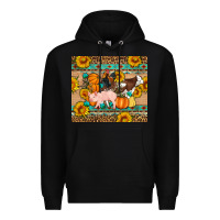 Black Fall Coop Animals Premium Hoodie - Artiststas