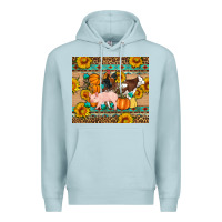 Blue Mist Fall Coop Animals Premium Hoodie - Artiststas