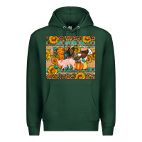 Sports Green Fall Coop Animals Premium Hoodie - Artiststas