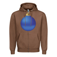 Chestnut christmas ornament 2 Zipper Hoodie - artisFamous