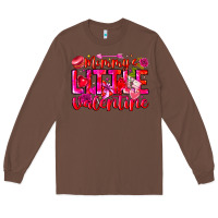 Chestnut Mommy's Little Valentine Long Sleeve Tee - CowhideDigitalArt