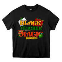 Black Black Teacher magic Heavy Core Tee - HowdyJamesFarm
