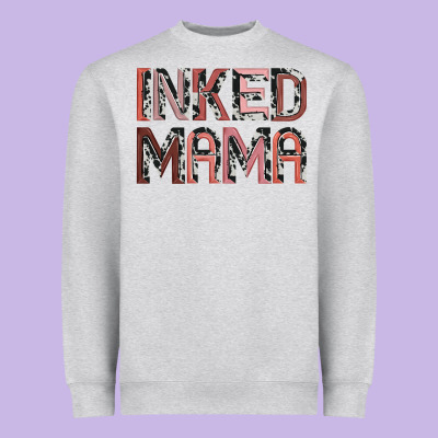 Inked Mama Heavyweight Sweatshirt Designed By Jahusdesignshop