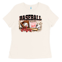 Bone baseball vibes Ladies Tee - FaDigitalArtStudio