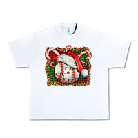 White baseball christmas Urban Heavy Tee - FaDigitalArtStudio