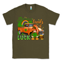 Army Green St. Patrick's Loads of luck with gnome Classic Tee - HowdyJamesFarm