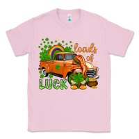 Bubblegum Pink St. Patrick's Loads of luck with gnome Classic Tee - HowdyJamesFarm