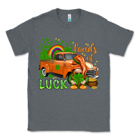 Charcoal Heather St. Patrick's Loads of luck with gnome Classic Tee - HowdyJamesFarm