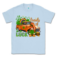 Dusty Blue St. Patrick's Loads of luck with gnome Classic Tee - HowdyJamesFarm