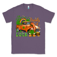 Lavender St. Patrick's Loads of luck with gnome Classic Tee - HowdyJamesFarm