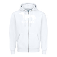 White Doxie Low Life Zipper Hoodie - artisFamous