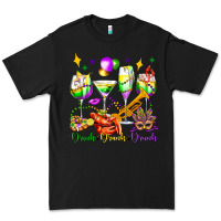 Black drink drank drunk mardi gras wine glasses olivia Premium Tee - OliviaCreatesArt