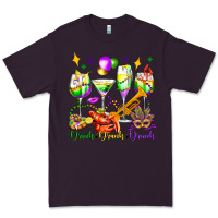 Plum drink drank drunk mardi gras wine glasses olivia Premium Tee - OliviaCreatesArt