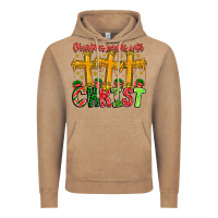 Vintage Coffee christmas begins with christ Vintage Hoodie - CowhideDigitalArt