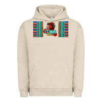 Pigment French Oak texas chica skull with bandana Urban Hoodie - Jasminsmagicworld