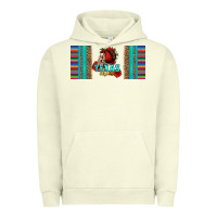 Texas Chica Skull With Bandana Urban Hoodie | Teevron