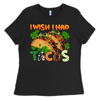 Black I wish i had tacos St. Patrick's day Ladies Tee - FaDigitalArtStudio