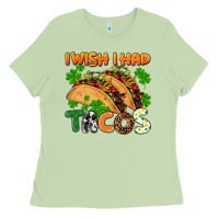 Matcha I wish i had tacos St. Patrick's day Ladies Tee - FaDigitalArtStudio