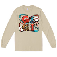 Mushroom Baseball gigi leopard frame Long Sleeve Tee - LillyAllenDesigns