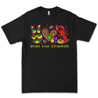 Black peace love crawfish olivia Premium Tee - OliviaCreatesArt
