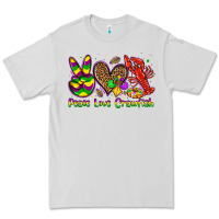 Dove Grey peace love crawfish olivia Premium Tee - OliviaCreatesArt