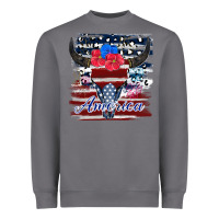 Storm bull skull america Heavyweight Sweatshirt - JahusDesignShop