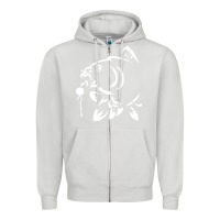 Dove Grey carp fishing Zipper Hoodie - artisFamous