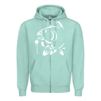 Seafoam carp fishing Zipper Hoodie - artisFamous