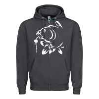 Smoke carp fishing Zipper Hoodie - artisFamous
