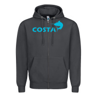 Smoke costa Zipper Hoodie - artisFamous