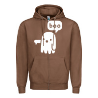 Chestnut ghost of disapproval Zipper Hoodie - artisFamous