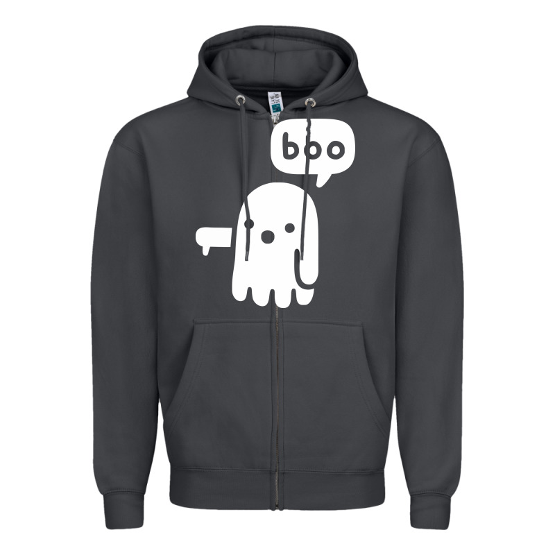 Ghost Of Disapproval Zipper Hoodie by artisFamous | Teevron
