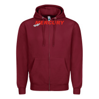 Burgundy mercury Zipper Hoodie - artisFamous