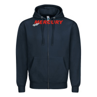 Navy mercury Zipper Hoodie - artisFamous