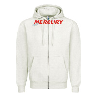 Oatmeal Heather mercury Zipper Hoodie - artisFamous