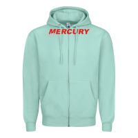 Seafoam mercury Zipper Hoodie - artisFamous