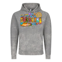 Cloud Rock be the sunshine Vintage Hoodie - CowhideDigitalArt