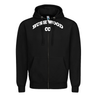 Black bushwood Zipper Hoodie - artisFamous