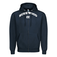 Navy bushwood Zipper Hoodie - artisFamous