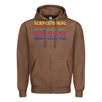 Chestnut Anti Trump Science is Real Black Lives Matter T shirt Zipper Hoodie - artisFamous