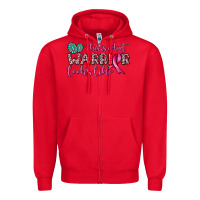 Red this is what warrior looks like Zipper Hoodie - JahusDesignShop